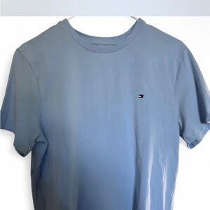 Tommy Hilfiger Men's Light Blue Short Sleeve Tee
